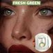 Цветные контактные линзы с диоптриями, Green PWR18 фото 1
