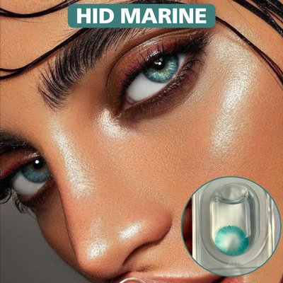 Цветные контактные линзы с диоптриями, HID Marine PWR16 фото