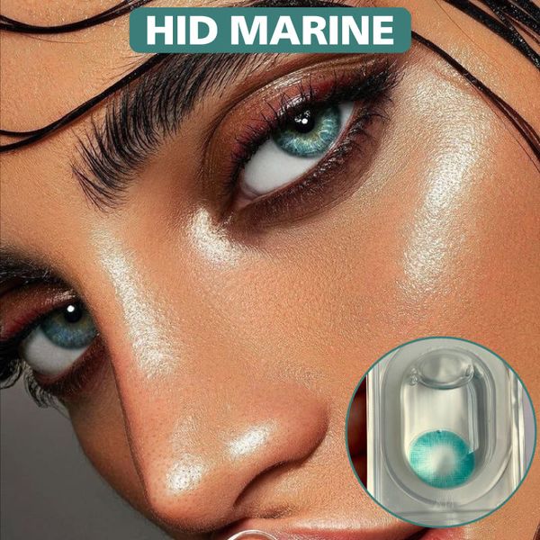Цветные контактные линзы с диоптриями, HID Marine PWR16 фото