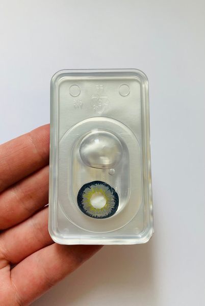 Декоративні контактні лінзи без діоптрій, Ice Snow Gray MIX79 фото