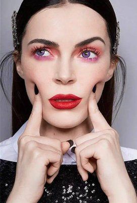 Декоративні контактні лінзи без діоптрій, Little-Devil-Purple MIX28 фото