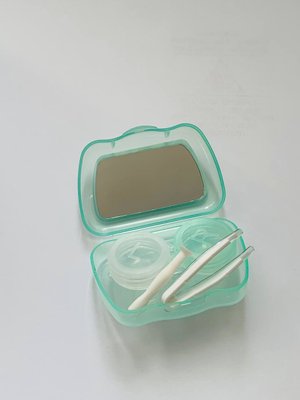 Набор для хранения контактных линз, зелёный CON4 фото