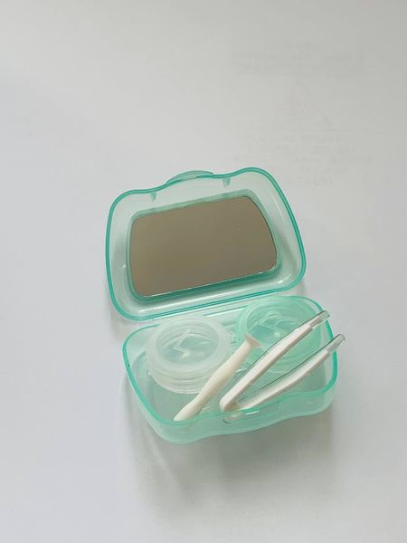 Набор для хранения контактных линз, зелёный CON4 фото