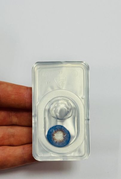 Декоративні контактні лінзи без діоптрій, Wildness Blue MIX90 фото