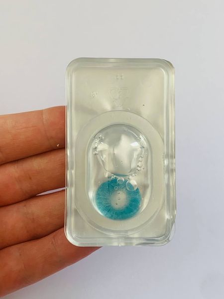 Цветные контактные линзы без диоптрий, Love Story Serotonin Blue PLANO94 фото