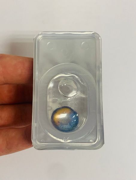 Декоративные контактные линзы без диоптрий, Firmament Blue MIX103 фото