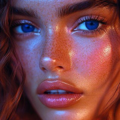 Декоративні контактні лінзи без діоптрій, Magic Pop Blue MIX104 фото