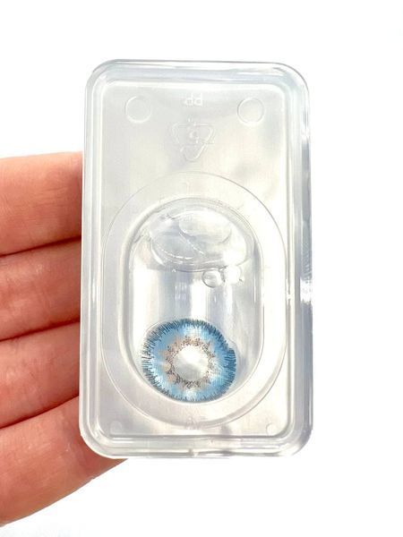 Цветные контактные линзы без диоптрий, Angel-Ice-Blue PLANO8 фото