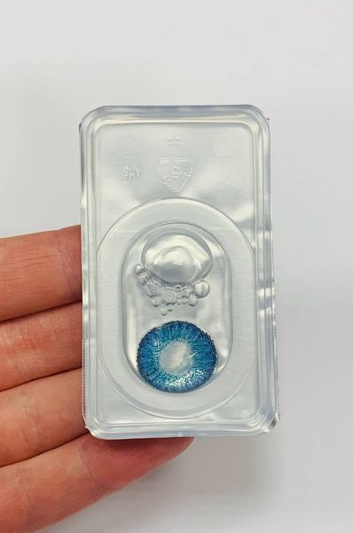 Декоративні контактні лінзи без діоптрій, Brilliant Blue MIX1 фото