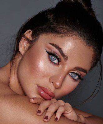 Декоративні контактні лінзи без діоптрій, Angel-Ice-Blue MIX8 фото