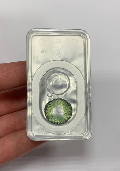 Цветные контактные линзы без диоптрий, Gemstone-green PLANO20 фото