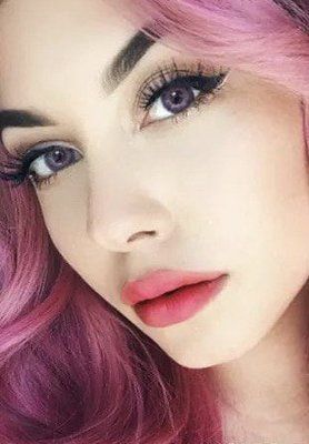 Декоративні контактні лінзи без діоптрій, Angel-Ice-Purple MIX11 фото