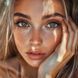 Декоративні контактні лінзи без діоптрій, Honey MIX22 фото 1