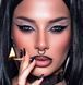 Декоративные контактные линзы без диоптрий, ID027 Black MIX46 фото 1
